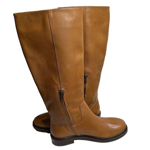 Madewell $298 The Drumgold Boot Extended Calf in Sepia Leather Size 9 NN039 - Picture 9 of 16